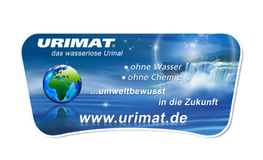 URIMAT COMPACTPLUS wasserloses Urinal mit Infodisplay 